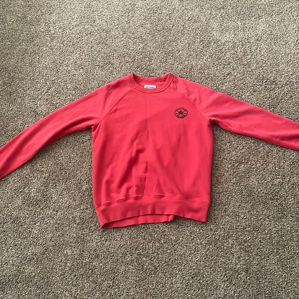 Converse Sweater Washed Red (NO HOOD)